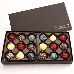 unique personalized gift idea, chocolate truffles