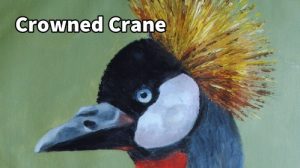 Free art lessons crane painting