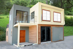 custom built shipping container homes using a variety of containers