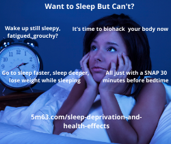 Sleep Deprivation and Health Effects